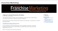 Desktop Screenshot of franchisemarketing.com